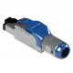 RJ45 Toolless Cat8 Connectors For Cat8 SFTP Cable